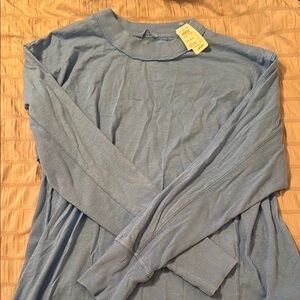Aerie Blue Long Sleeve Top